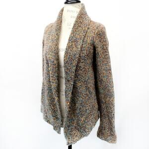 HWR aka Anthropologie Brands Chunky Knit Sweater Cardigan Wool Alpaca Small